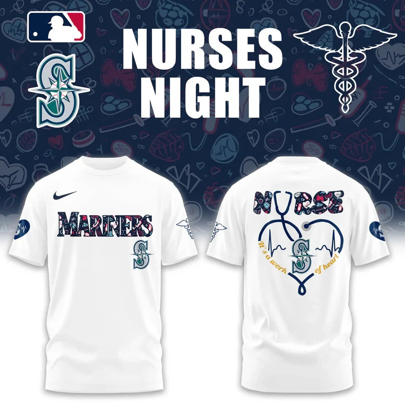 Limited Edition Seattle Mariners Nurses Appreciation 2025 Shirt