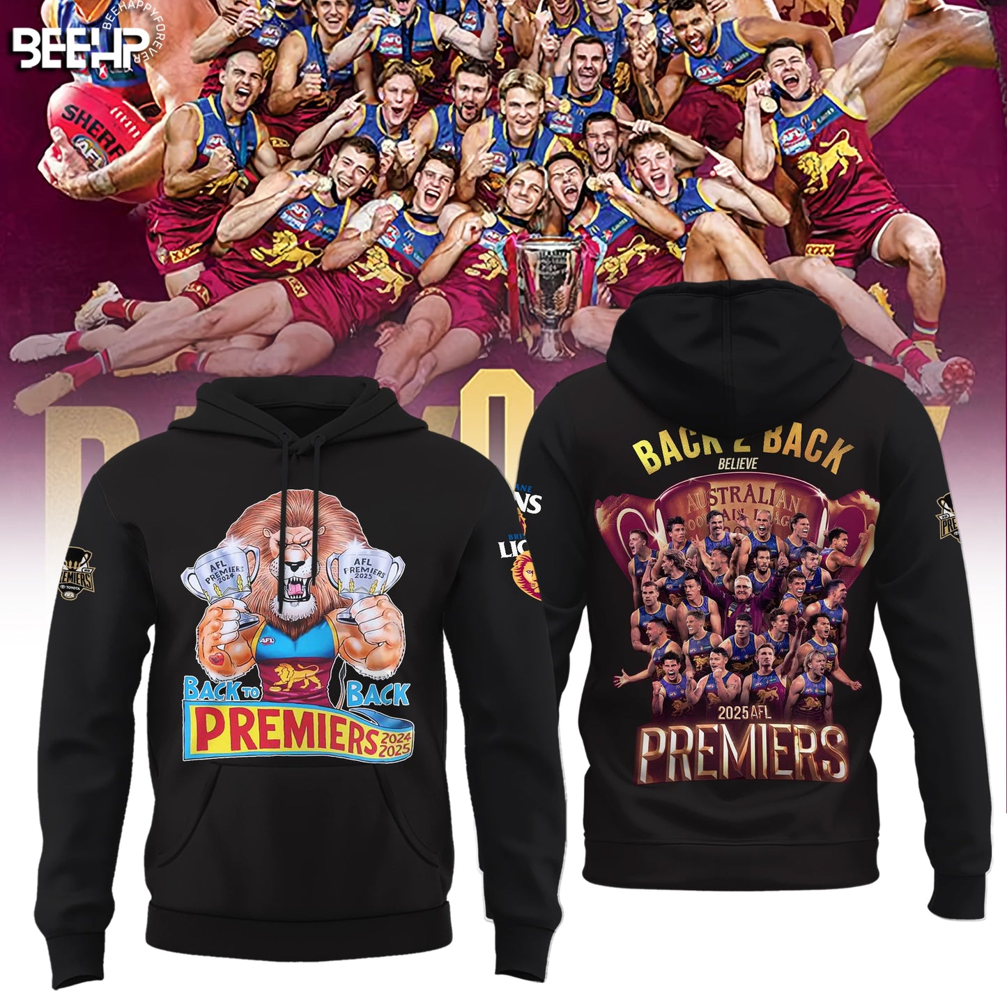 Brisbane Lions 2025 Premiers Limited Edition Shirt