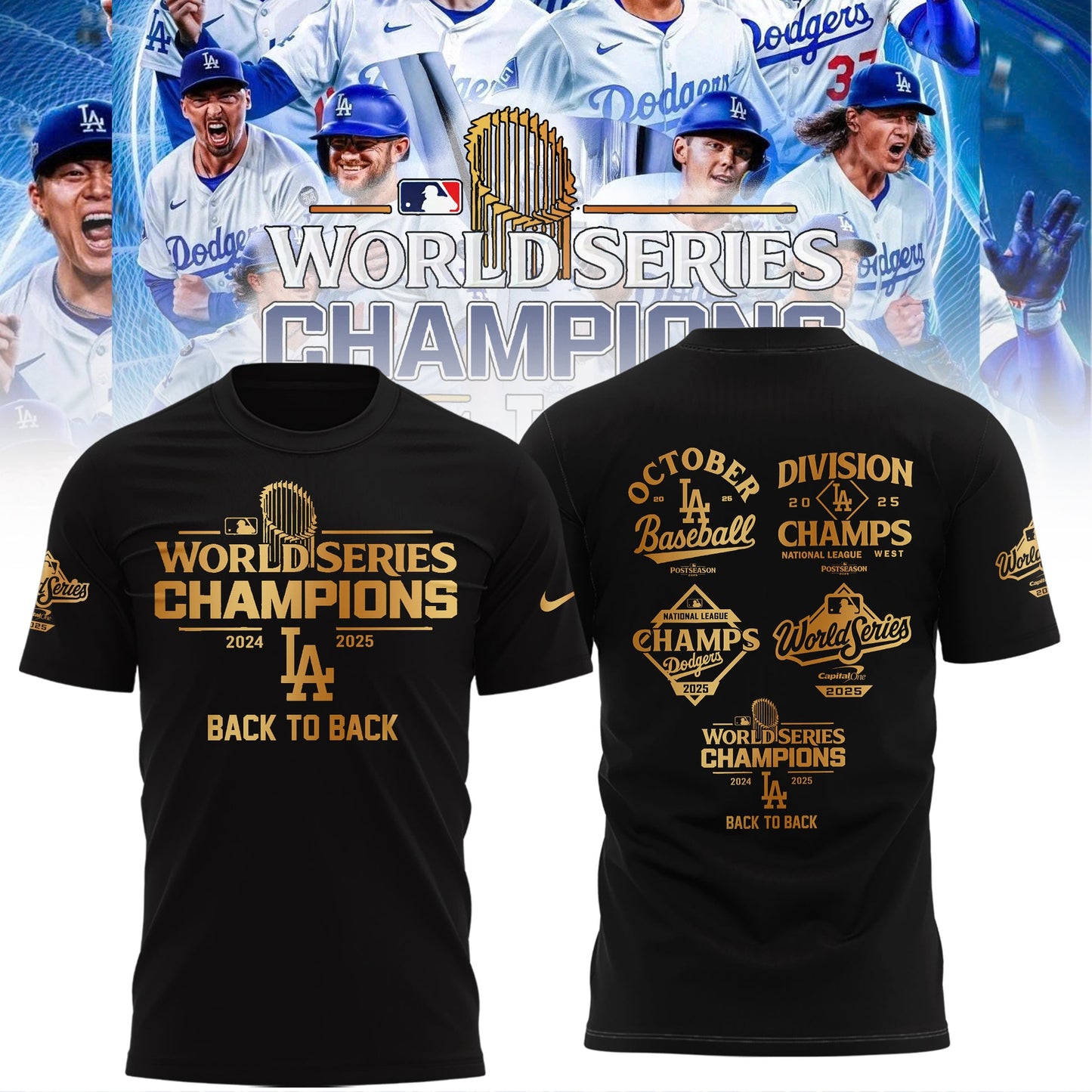 LA Dodgers – 2025 World Series Champions Limited Edition Shirt