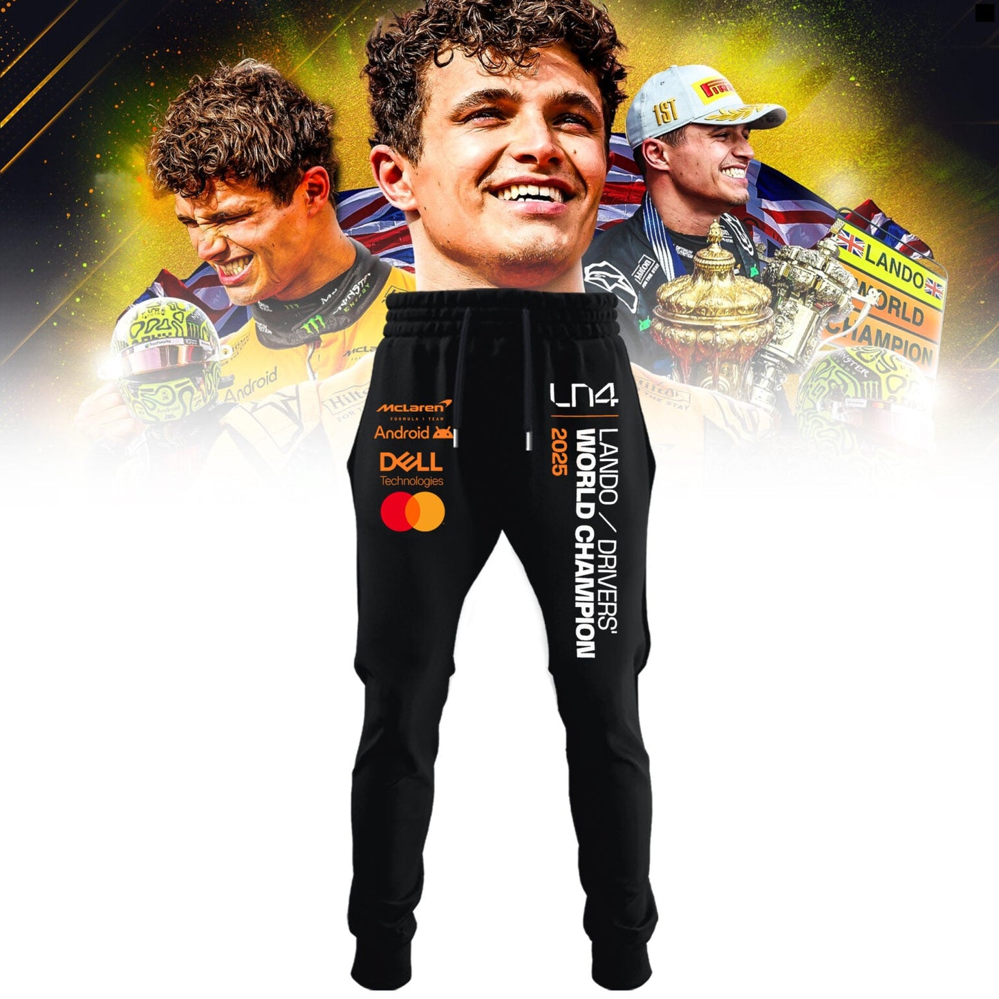 Limited Edition 2025 Lando Norris World Champions Combo Hoodie