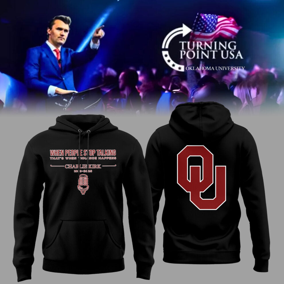 Limited Edition Oklahoma x Turning Point USA 2025 Hoodie