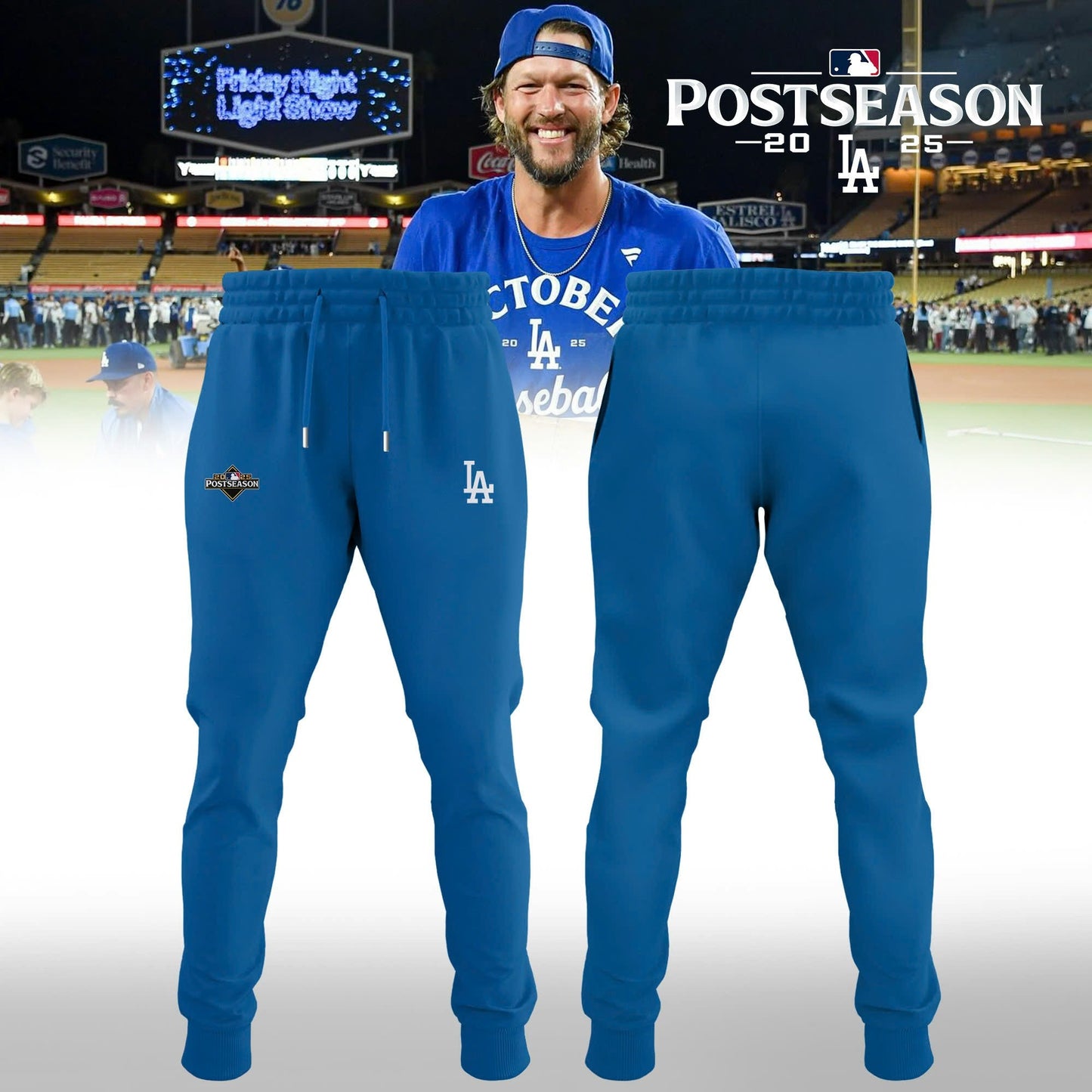 .Los Angeles Dodgers x Kershaw 2025 Postseason Limited Hoodie