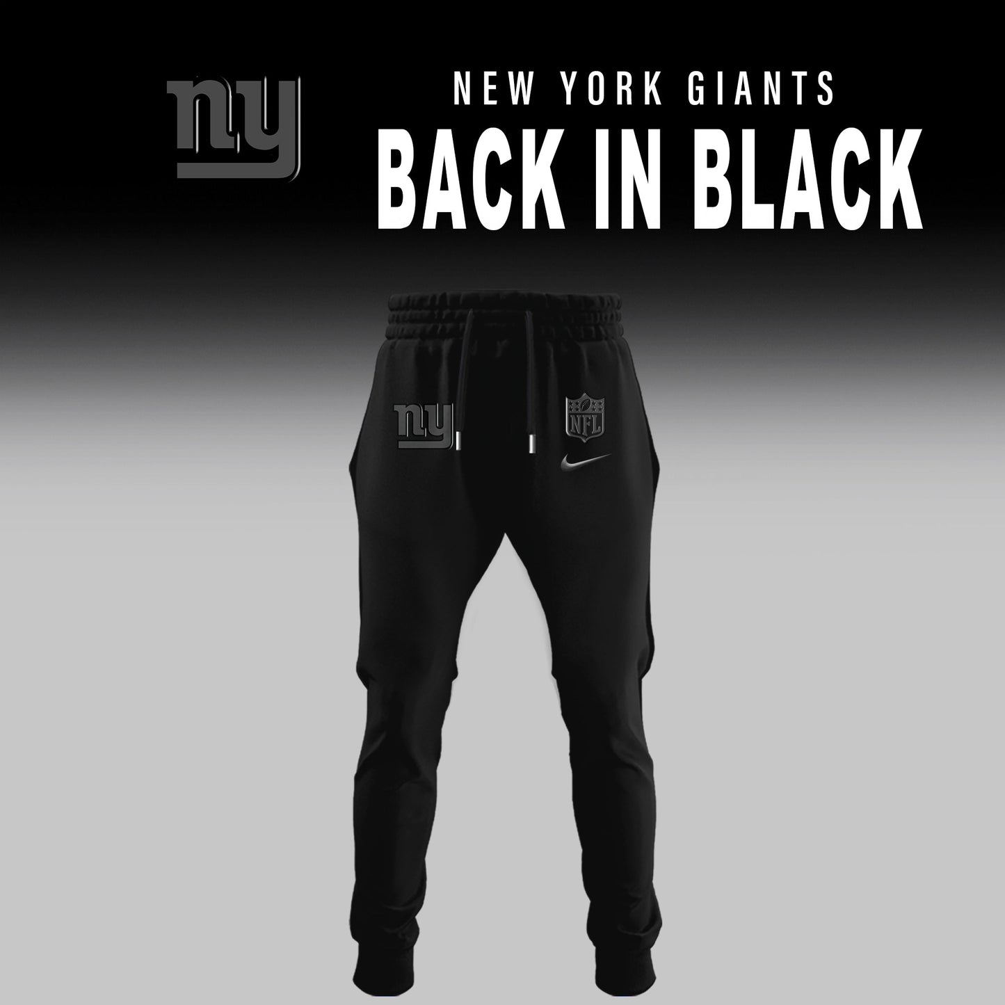 New York Giants 2026 Back In Black Limited Edition New Jacket