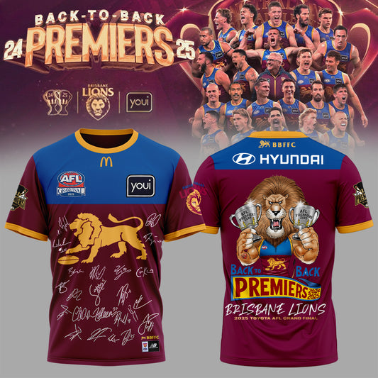 Brisbane Lions Champions 2025 Tshirt