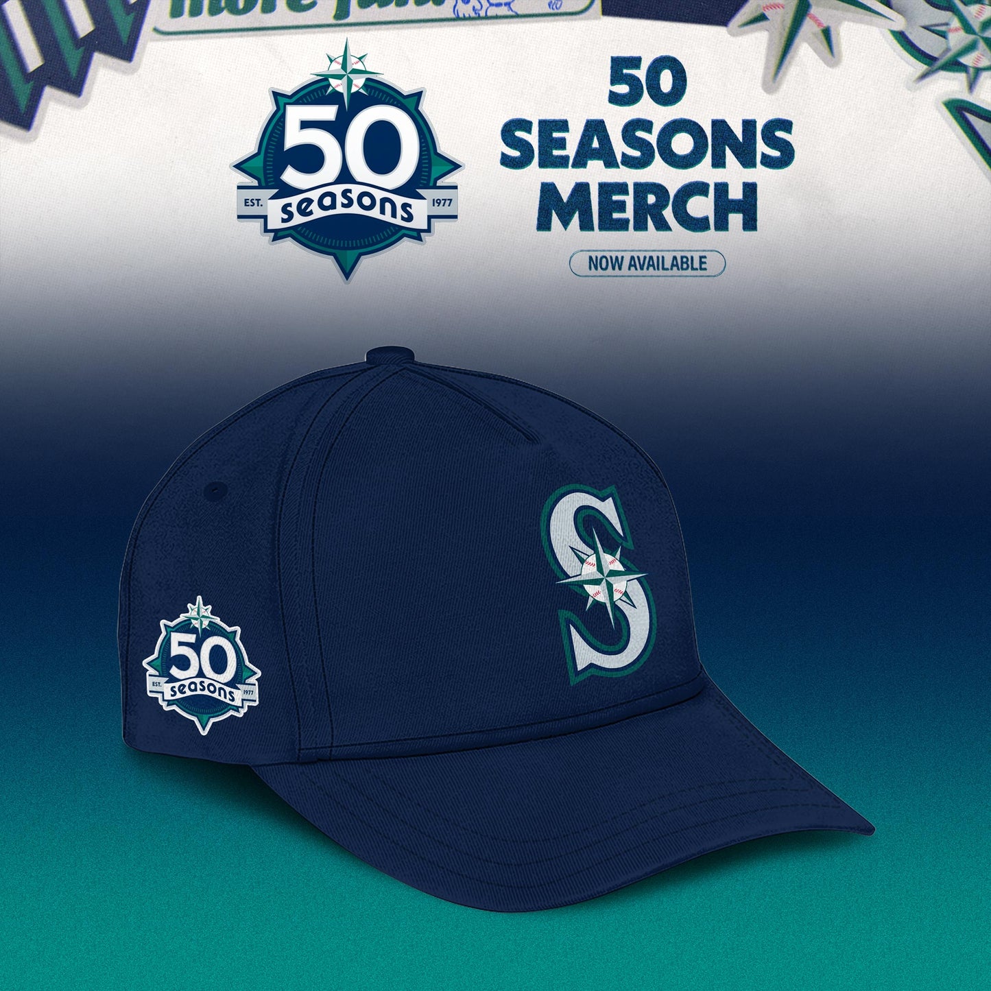 Seattle Mariners 50 Seasons Collection Sweatshirt