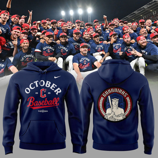 Cleveland Guardians 2025 Postseason Locker Room Combo Hoodie
