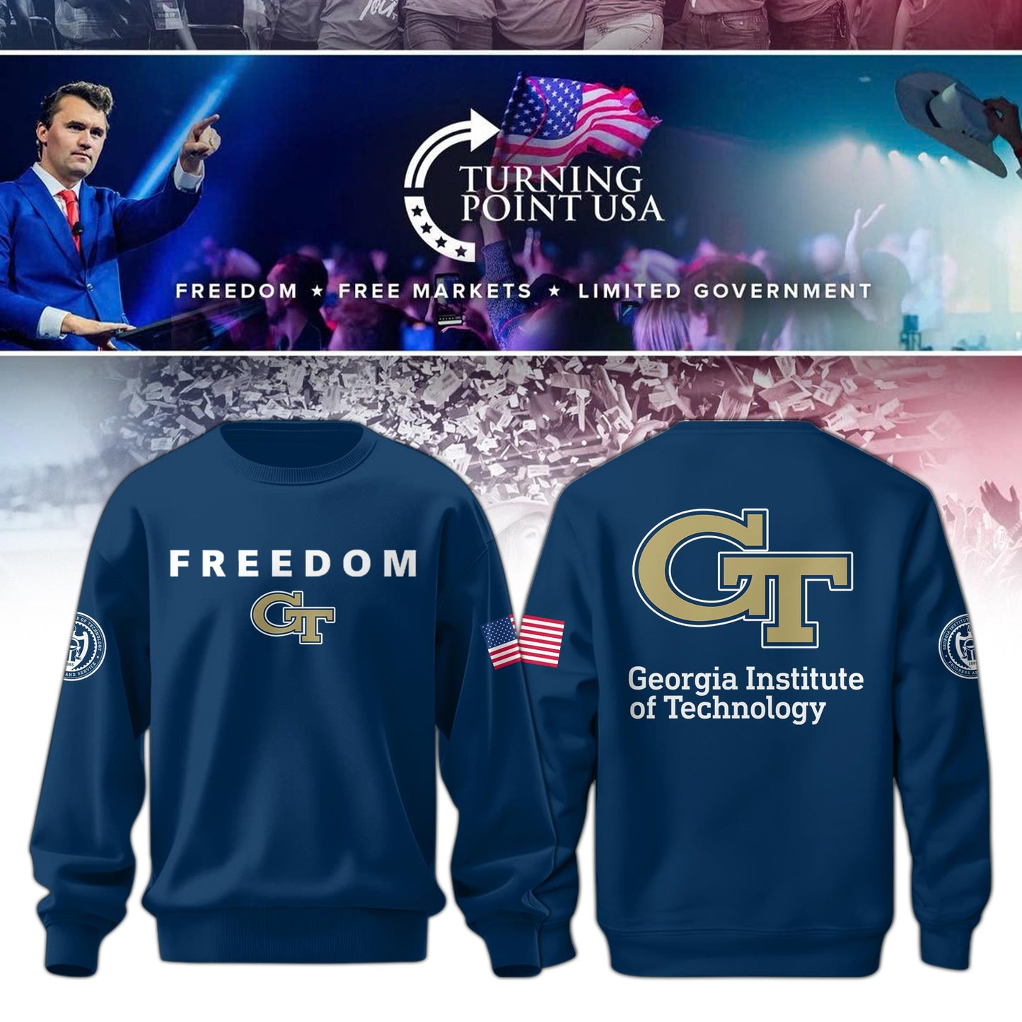 Georgia Tech Campus Freedom Sweatshirt