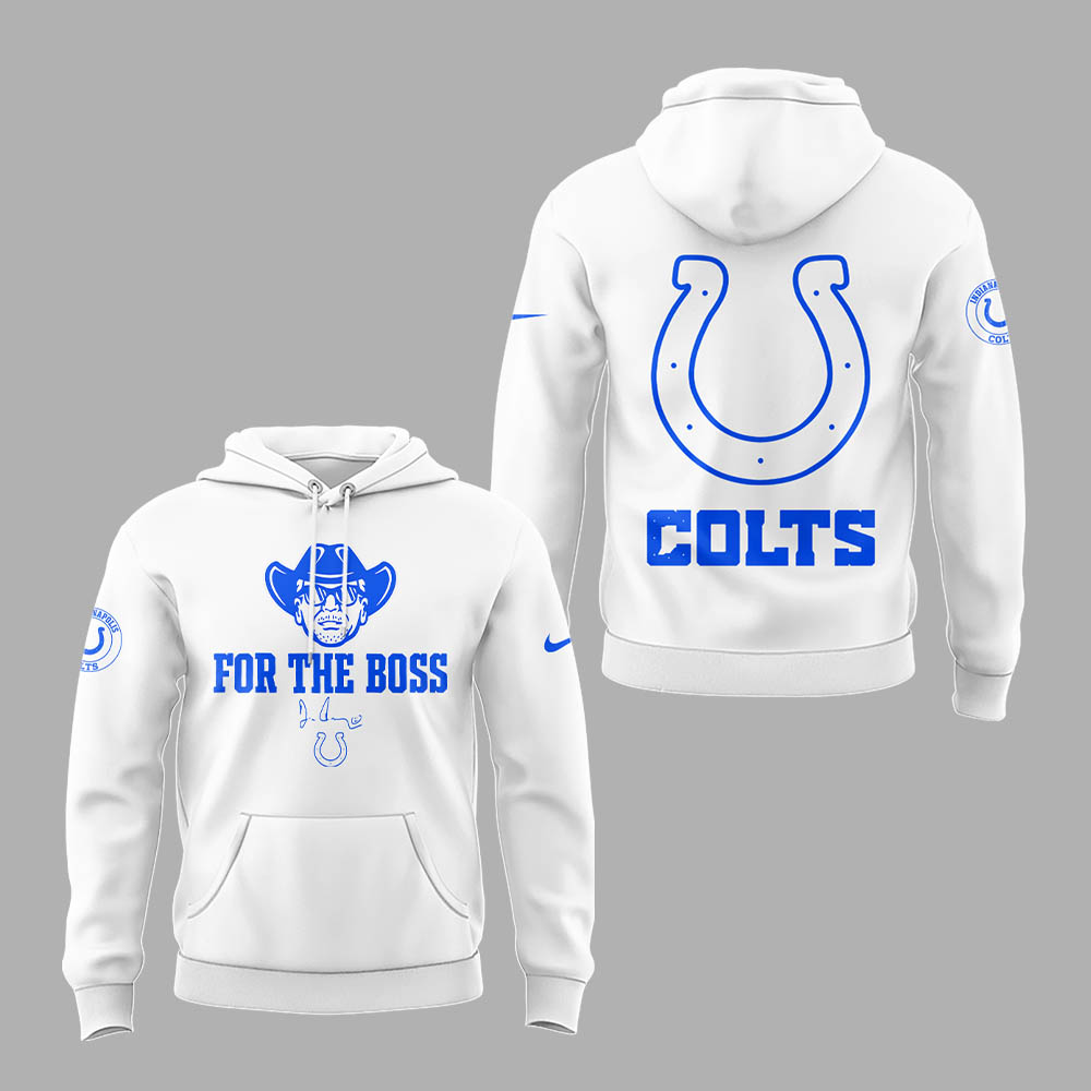 Limited Edition Indianapolis Colts "Honoring the memory of Jim Irsay" Hoodie-LL25090710029