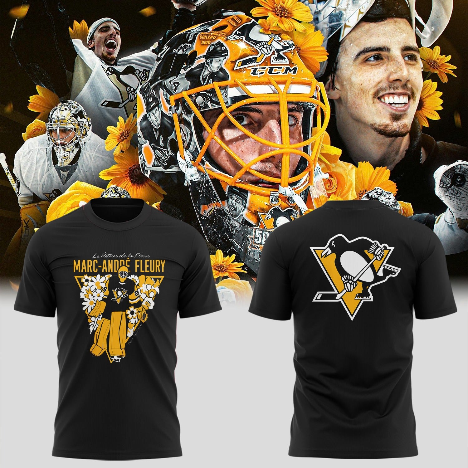 Limited Edition Pittsburgh Hockey Fleury Exclusive TShirt-ND09282503