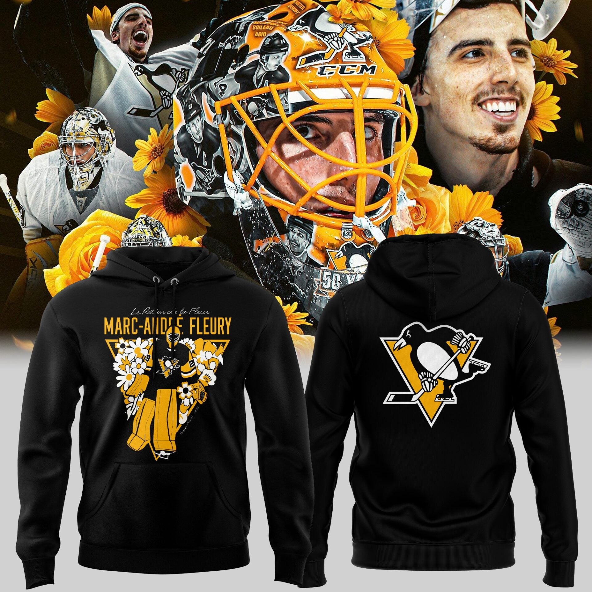 Limited Edition Pittsburgh Hockey Fleury Exclusive Hoodie-ND09282504