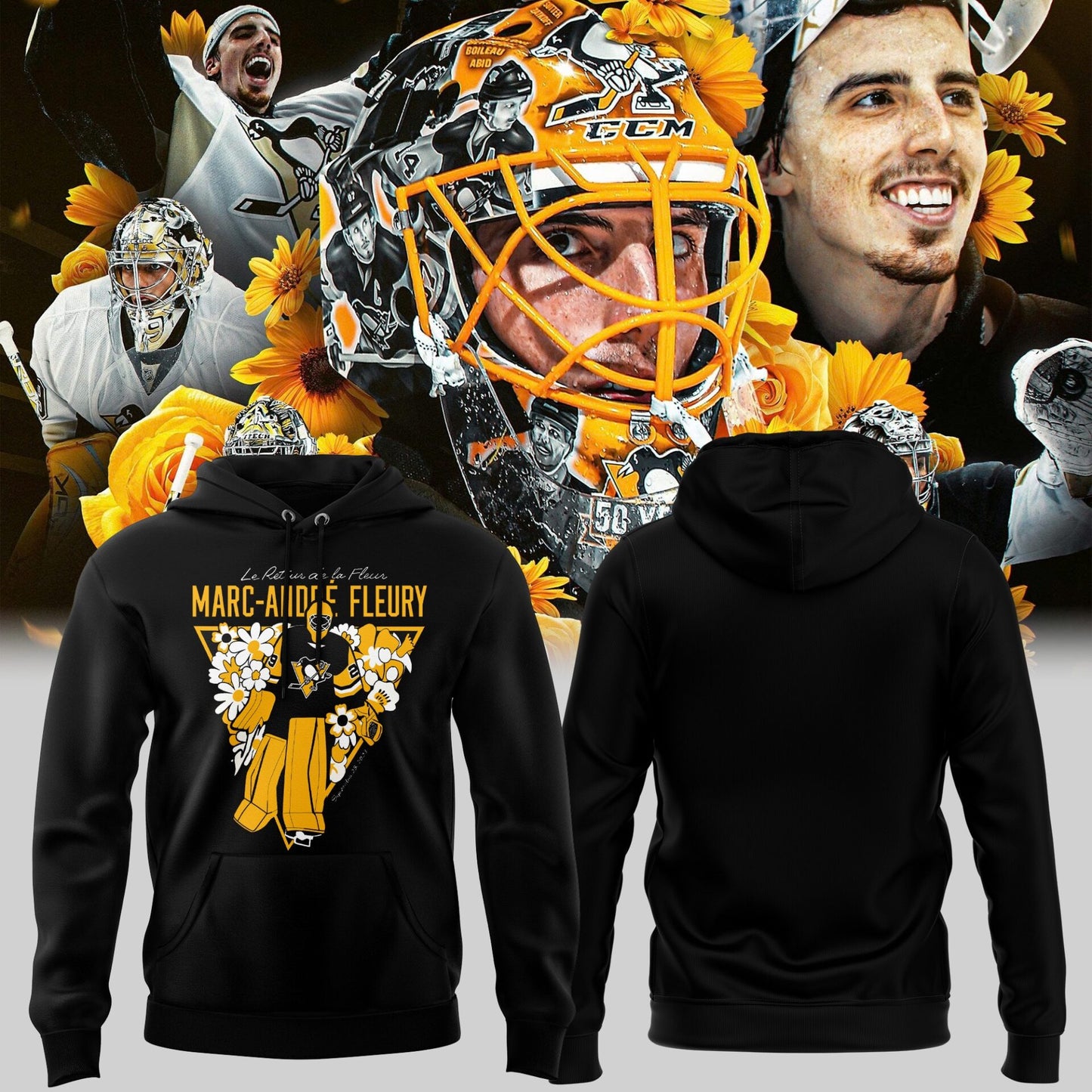 Limited Edition Pittsburgh Hockey Fleury Exclusive Hoodie-ND09282507