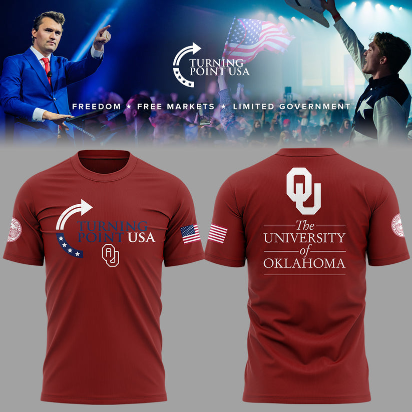 Limited Edition Oklahoma x Turning Point USA 2025 TShirt