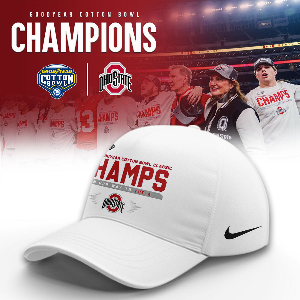 Ohio State Buckeyes 2026 Goodyear Cotton Bowl Champions Limited Sweatshirt v2