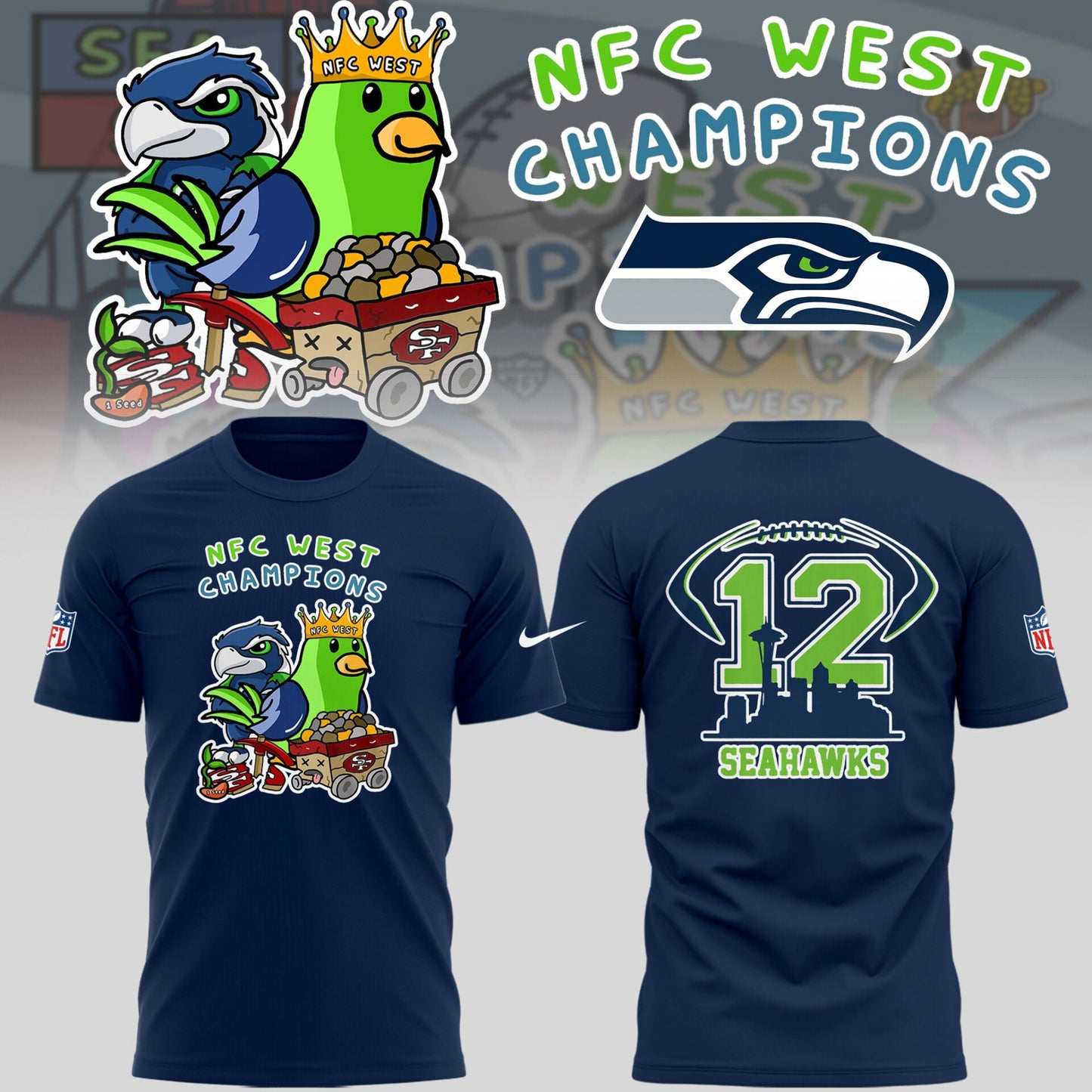 Limited Edition NFC West Champions Shirt-PU26010405