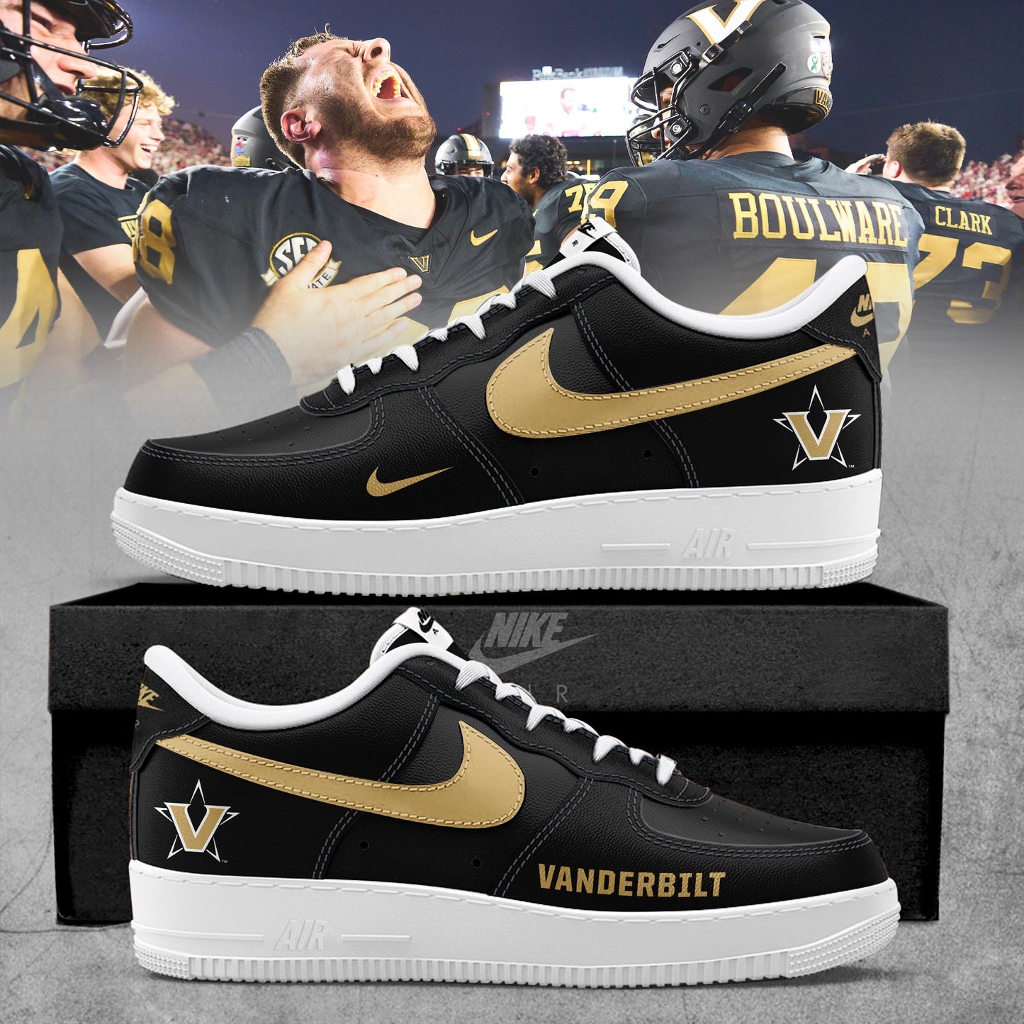 Vanderbilt Commodores Special Edition AF1 Sneakers