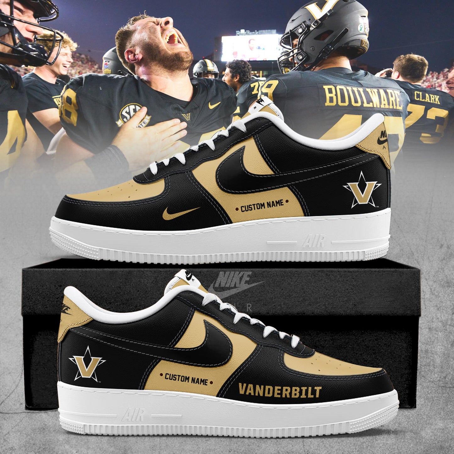 Vanderbilt Commodores Special Edition AF1 Sneakers