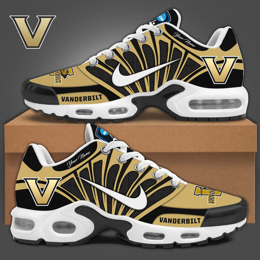 Vanderbilt Commodores NCAA Air Max Plus Limited Edition Personalized Sneakers
