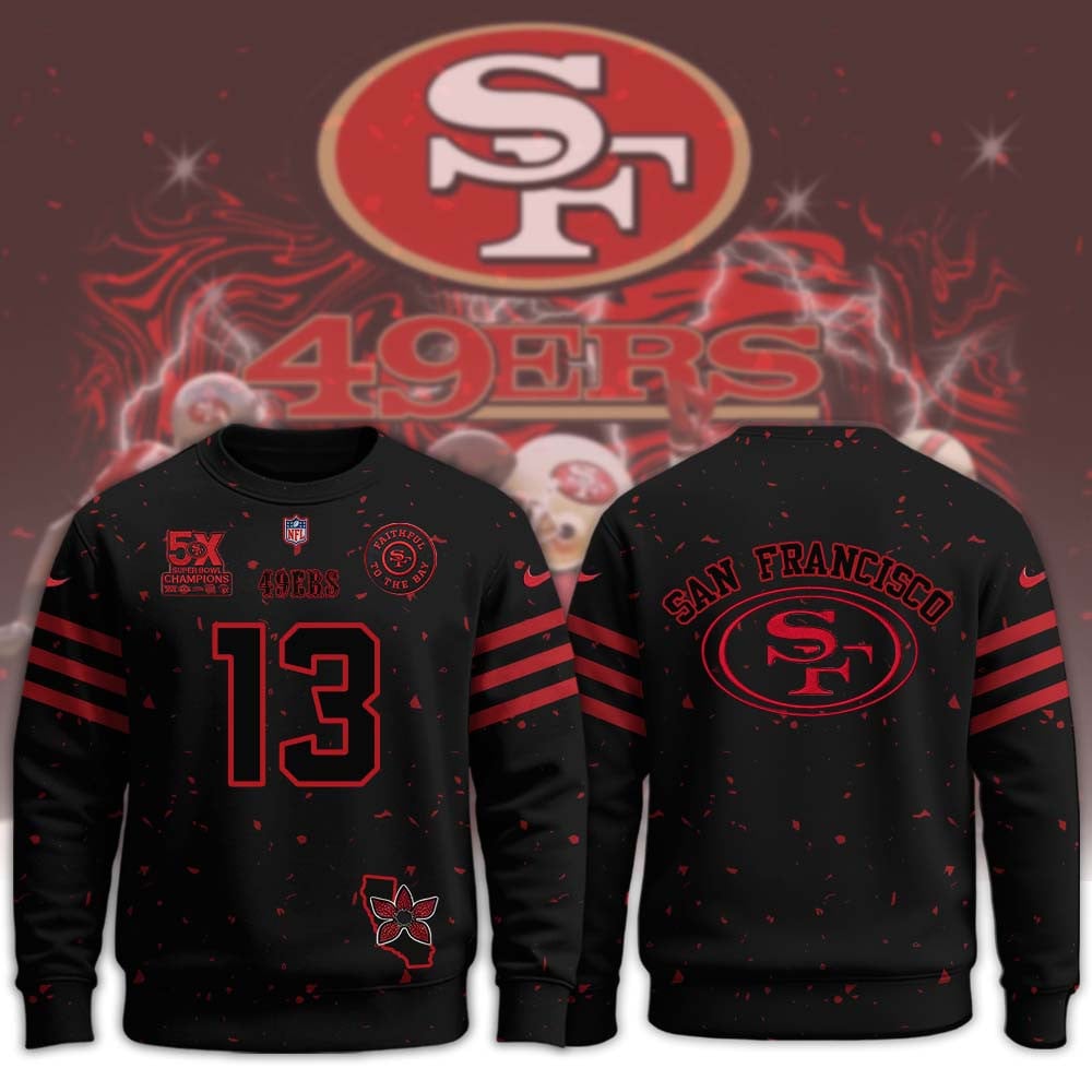 San Francisco 49ers Unisex Apparel - Personalized With Your Number