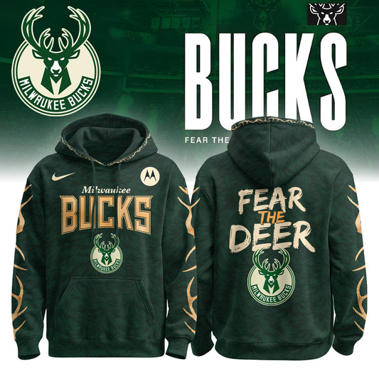 Unisex Bucks Deep Forest Icon Edition Hoodie