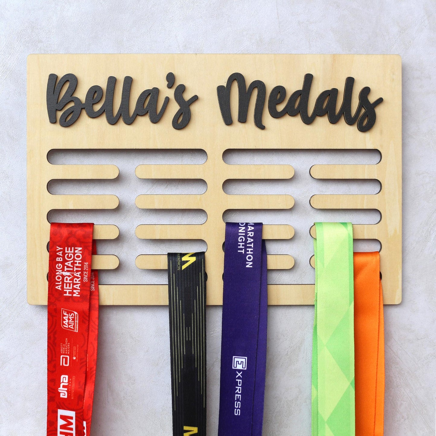 Medal Holder, Gymanstics Medal Hanger, Medal Display, Bedroom Wall Sign, Personalised Sign, Gymnast Sign, Gifts for Runners