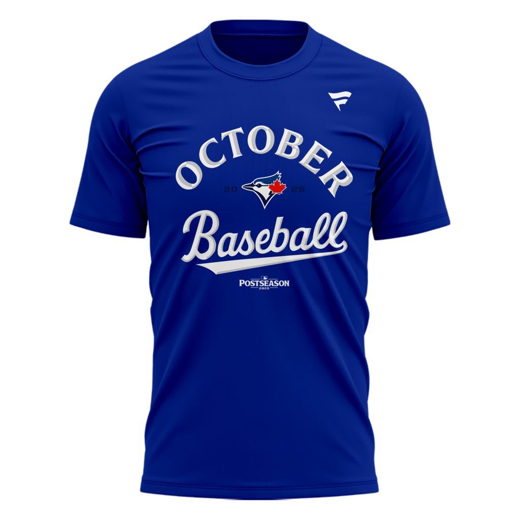 Toronto Blue Jays Royal 2025 Postseason Locker Room T-Shirt