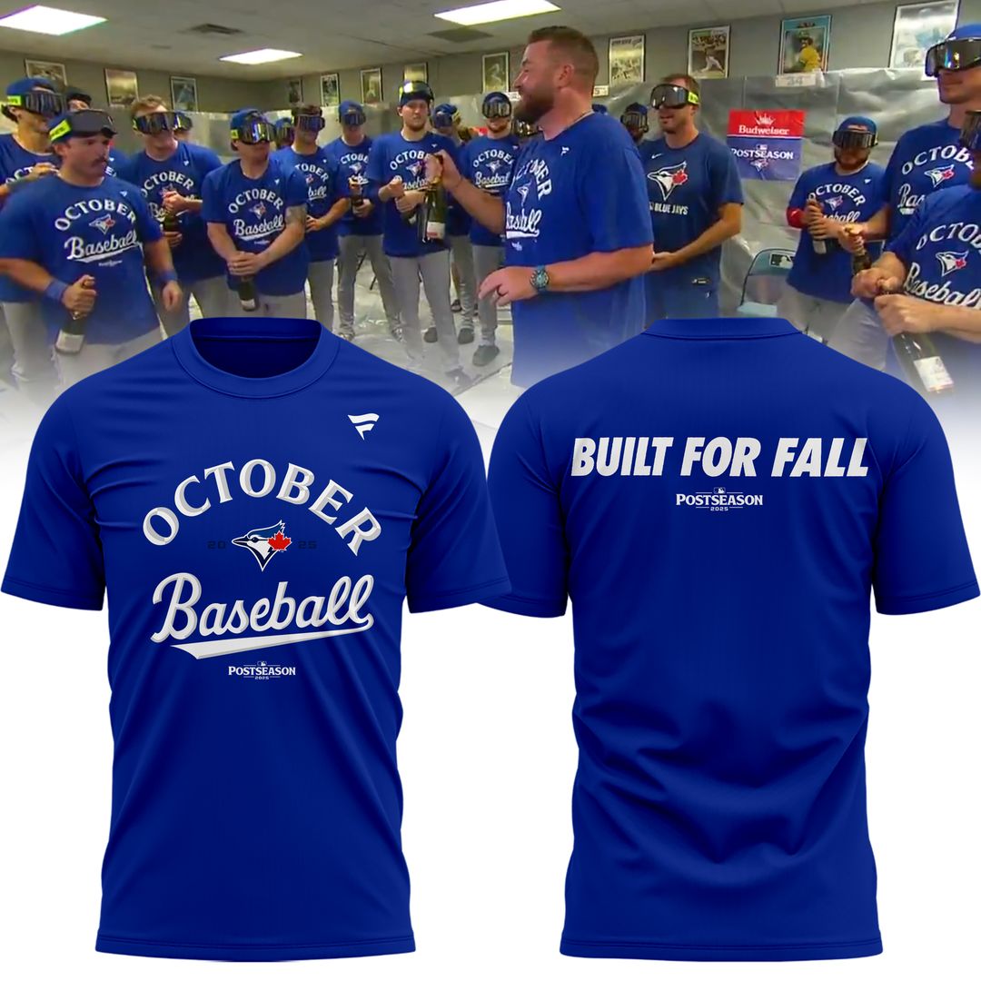 Toronto Blue Jays Royal 2025 Postseason Locker Room T-Shirt