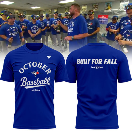 Toronto Blue Jays Royal 2025 Postseason Locker Room T-Shirt