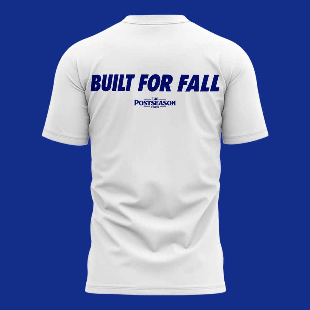 Toronto Blue Jays Royal 2025 Postseason Locker Room T-Shirt white