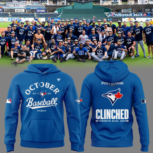 Toronto Blue Jays Royal 2025 Postseason Locker Room hoodie