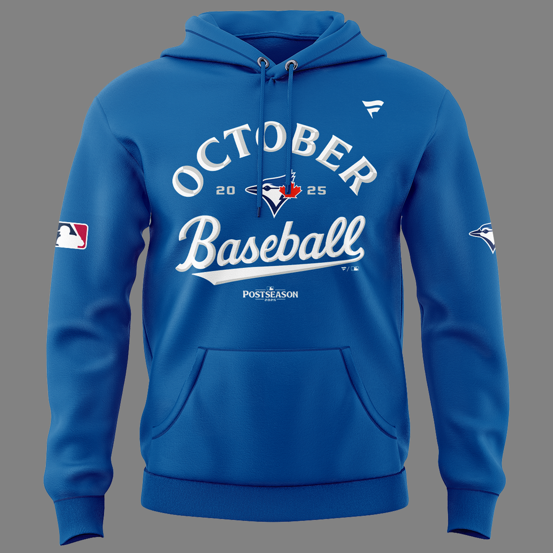 Toronto Blue Jays Royal 2025 Postseason Locker Room hoodie