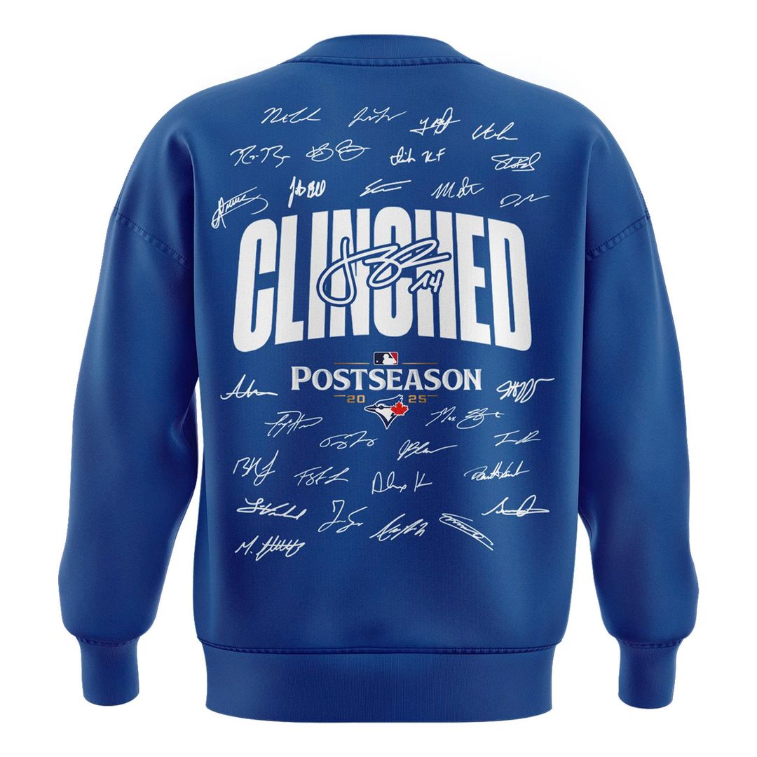 2025 Limited Edition Toronto Blue Jays sweatshirt for fans.