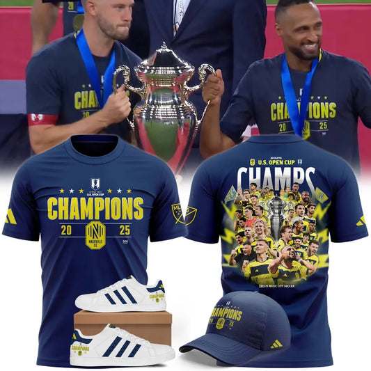 U.S. Open Cup Final 2025 Champions T-Shirt (Blue)