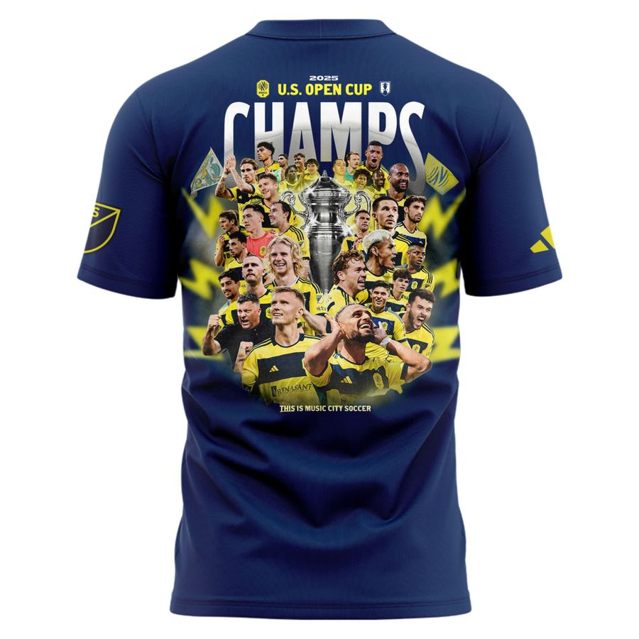 U.S. Open Cup Final 2025 Champions T-Shirt (Blue)