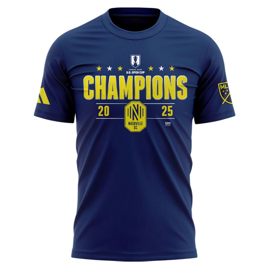 U.S. Open Cup Final 2025 Champions T-Shirt (Blue)