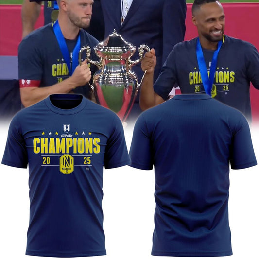 U.S. Open Cup Final 2025 Champions Tee (Blue)