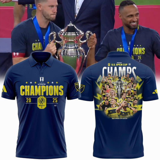U.S. Open Cup Final 2025 Champions Polo (Blue)