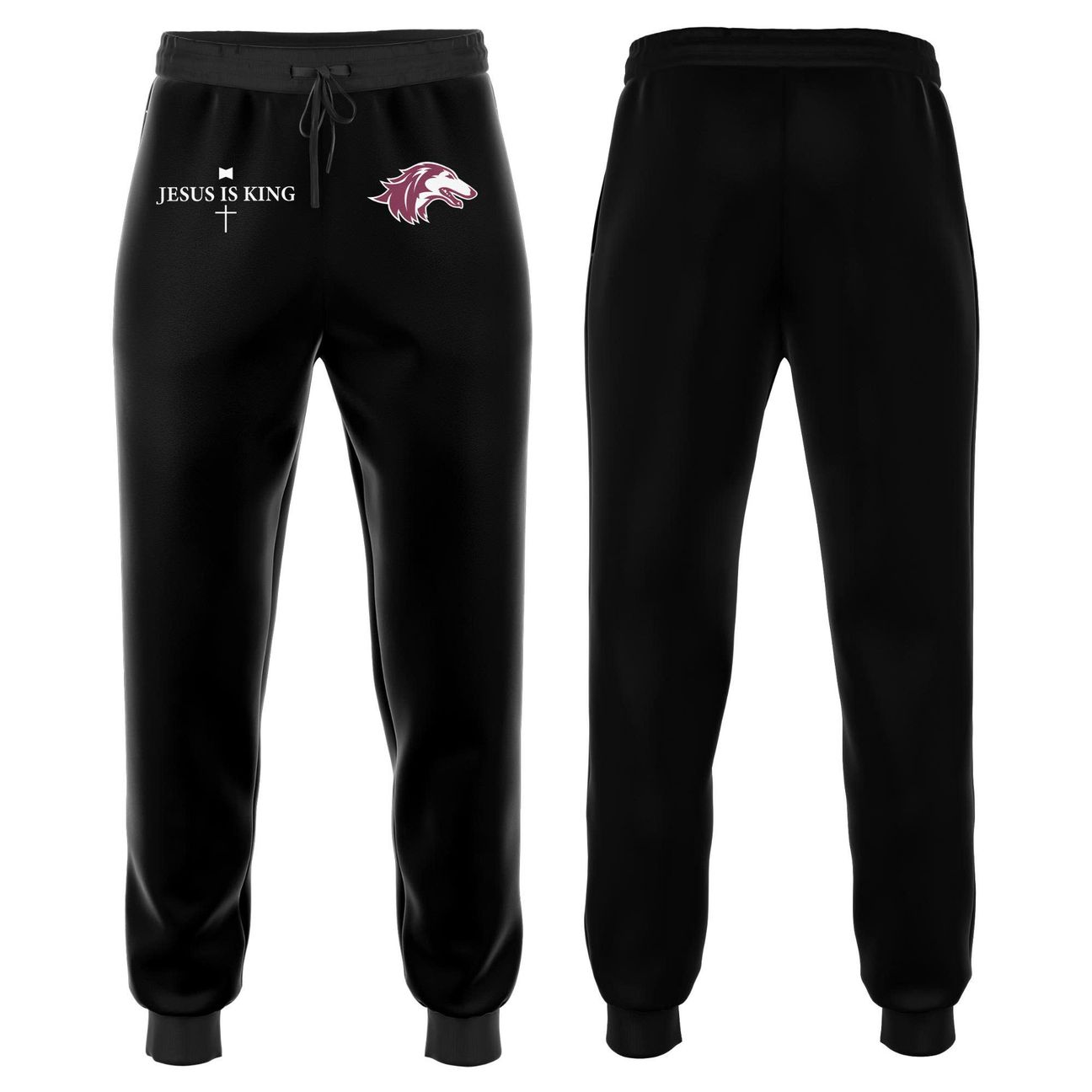 Saluki Football "Jesus Is King" Hoodie 2025 Black