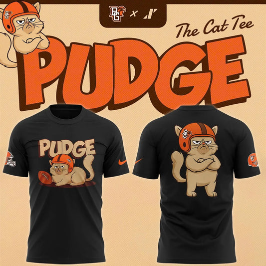 BGSU Football Pudge The Cat T-Shirt