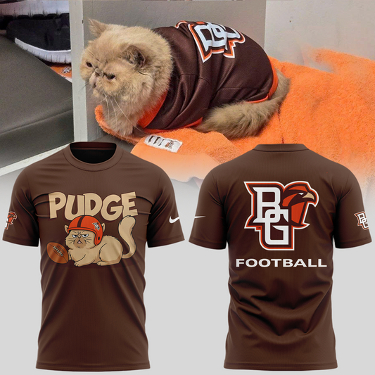 BGSU Football Pudge The Cat T-Shirt