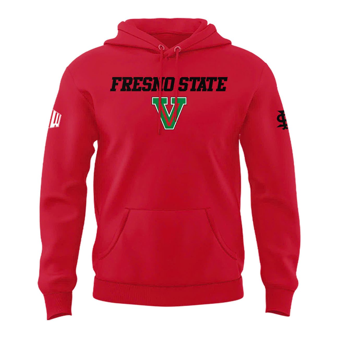 2025 "Fresno State Football" Uniform Hoodie Red - Limited Edition