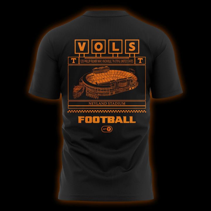 Limited Edition Tennessee Football T-Shirt Dark Mode For Fans
