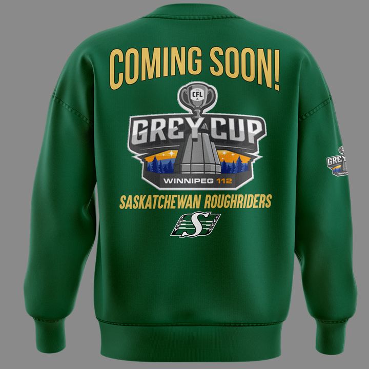 01.Saskatchewan Roughriders GreyCup Champions 2025 Sweatshirt