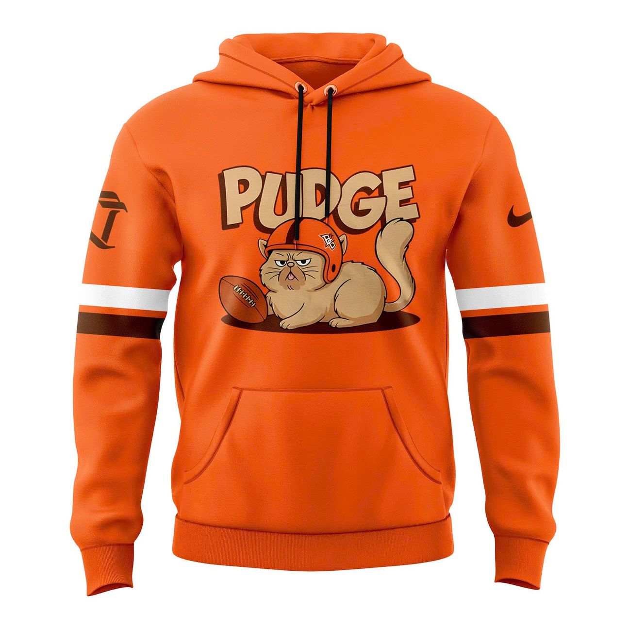 BGSU Football Pudge the Cat Hoodie 2025