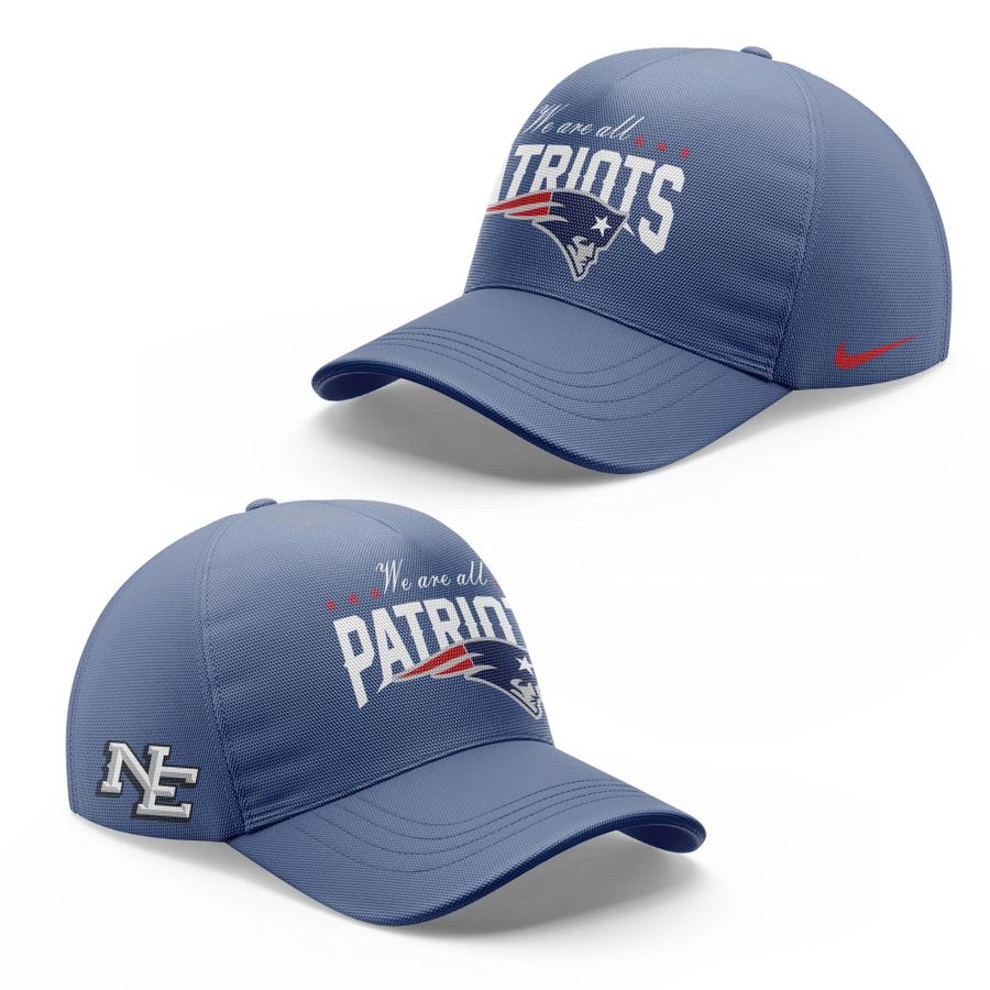 Men's New England Patriots Blue 2025 Rivalries Collection Hoodie