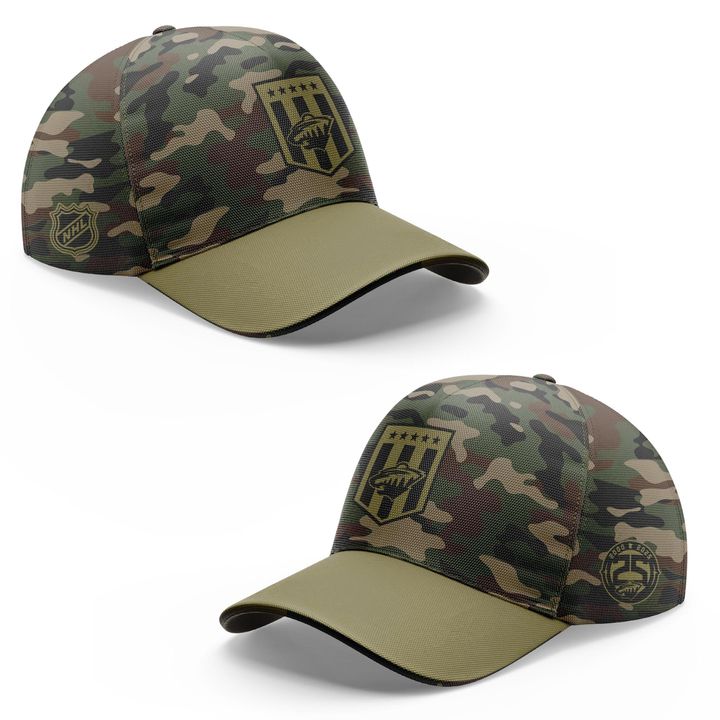 Minnesota Wild NHL Salute To Service 2025-2026 Hoodie