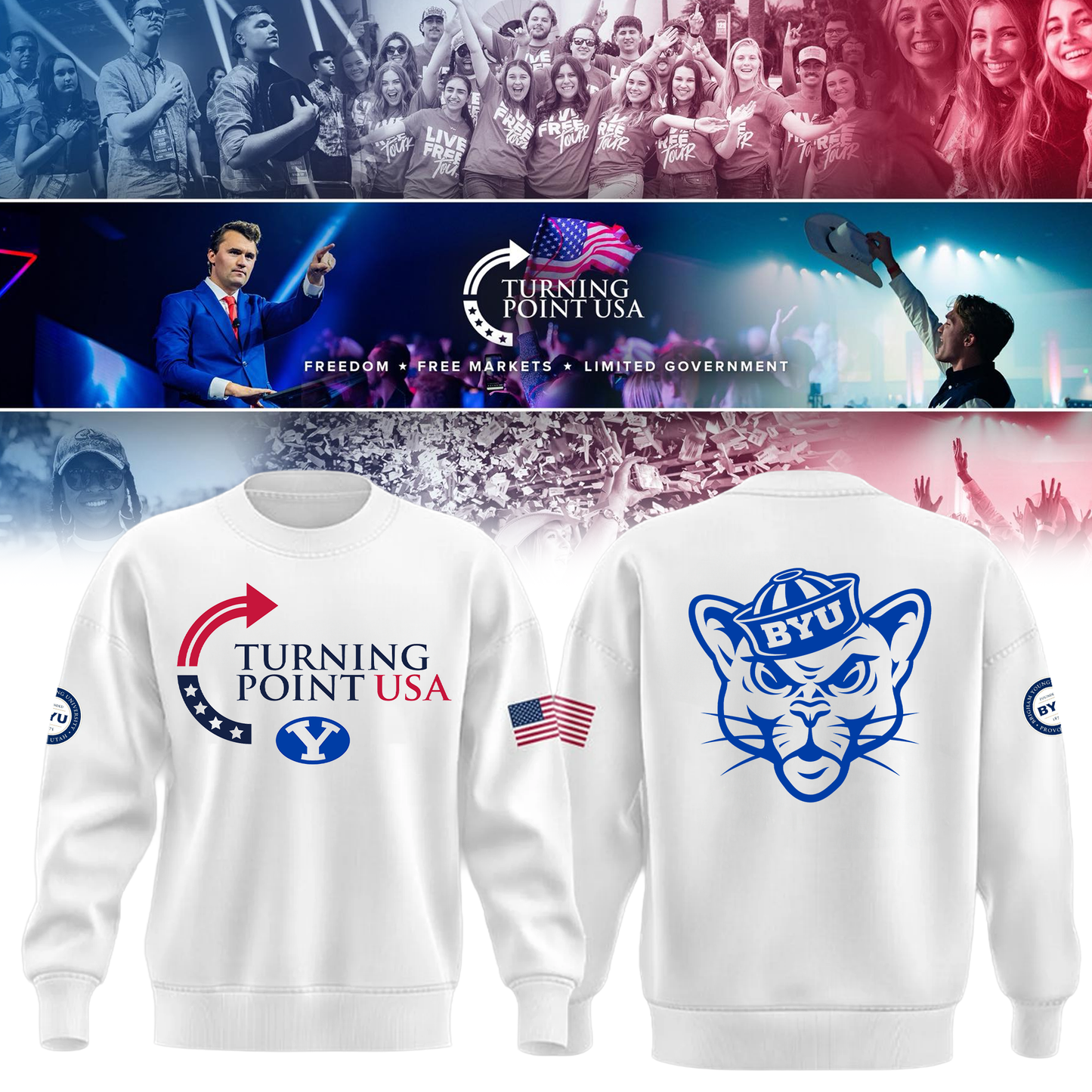Limited Edition BYU Freedom Sweatshirt