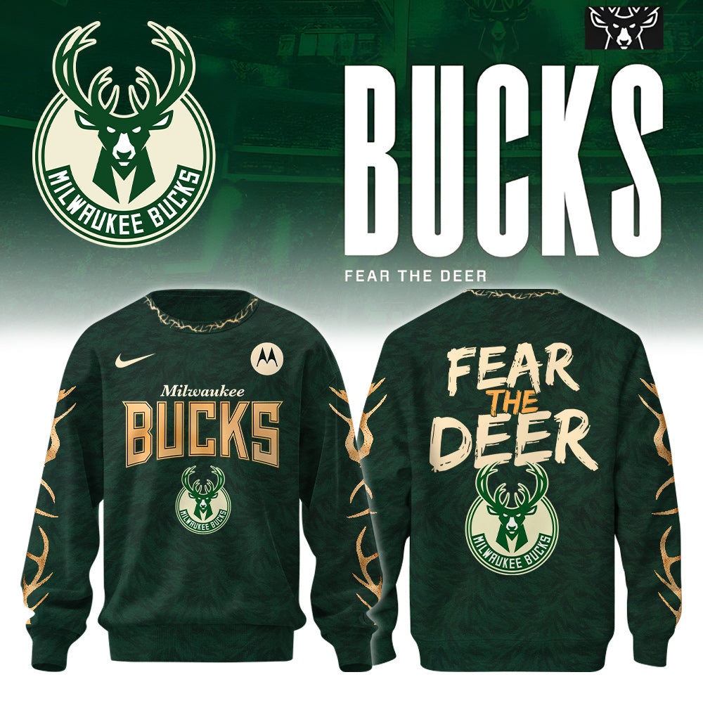 Unisex Bucks Deep Forest Icon Edition Sweatshirt