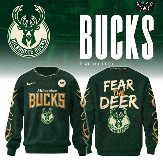 Unisex Bucks Deep Forest Icon Edition Sweatshirt