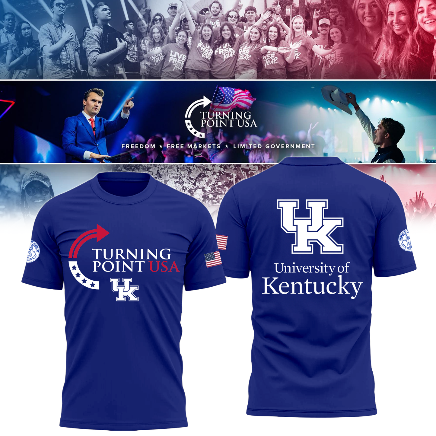 Kentucky University x Turning Point USA T-Shirt