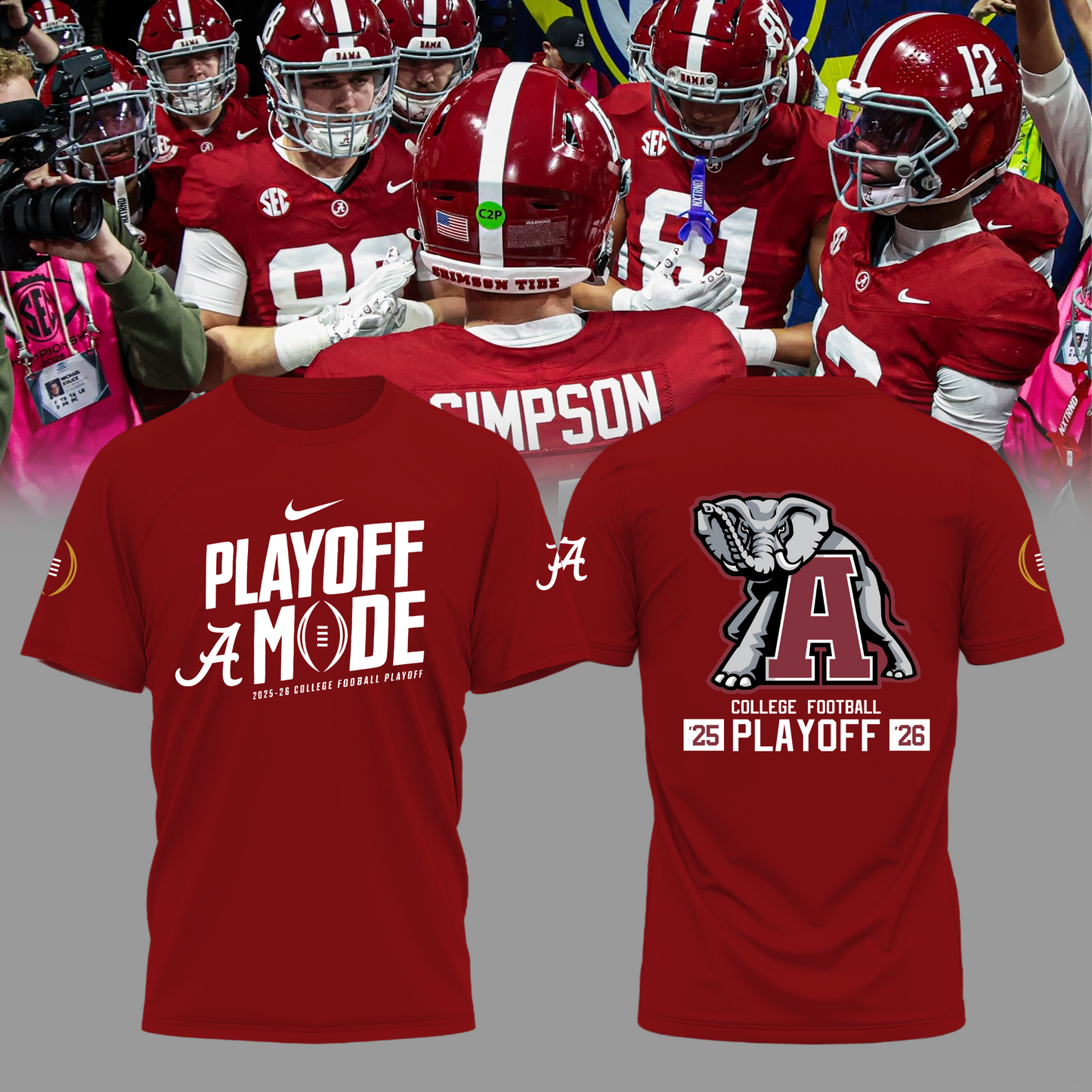 Alabama Football 2025-26 College Football Playoff Limited Edition